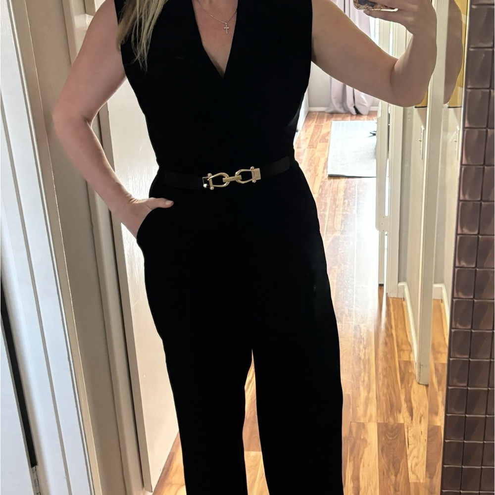 LOFT Classic Black Jumpsuit